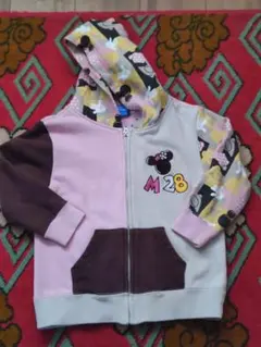 東京ディズニーリゾート★ミニーデザインフルジップパーカー★110