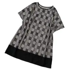 美品 HIROKO BIS ヒロココシノ ジオメトリック柄 チュニック 11のサムネイル