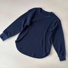 ワッフル 長袖 Tシャツ