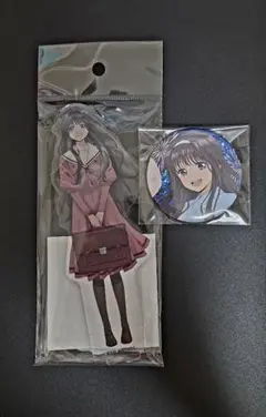 薫る花は凛と咲く 和栗薫子 アクリルスタンド&缶バッジ POPUP