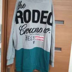 RODEO CROWNS オーバーサイズ スウェットワンピース