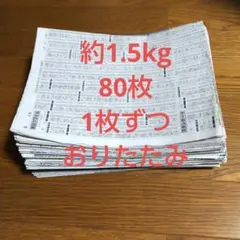 古新聞紙 まとめ売り約1.5kg
