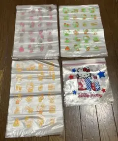 ハローキティ 袋セット ジップロック5枚➕ビニール袋20枚