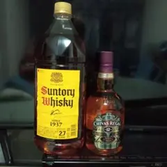サントリーウイスキー 2.7L & シーバスリーガル 12年