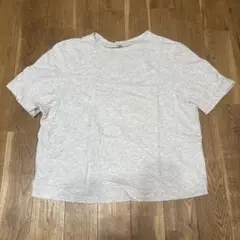 【美品】ユニクロ　UNIQLO 半袖　Tシャツ　グレー　レディース　M