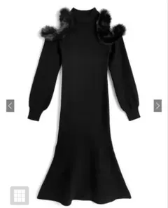 【GRL】ショルダーオープンファーマーメイドニットワンピース tu1722