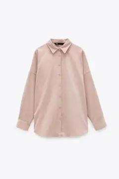 ZARA オーバーサイズ仕様　コーデュロイシャツ