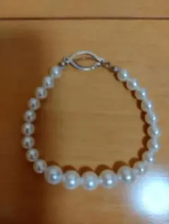 【値下げ】ホワイトパール風 ブレスレット　送料込み