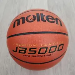 【人工皮革プレミアムレザー】moltenモルテン　5号ミニバスケットボール高品質