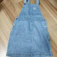LTXC デニムジャンバースカートライトブルー130