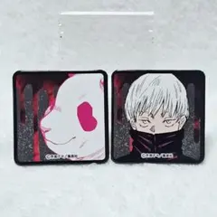 呪術廻戦　スクエア缶バッジコレクション　狗巻棘　パンダ