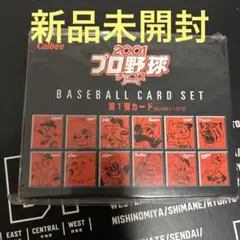 【希少未開封】プロ野球チップス　2001 ベースボールカードセット　第1弾