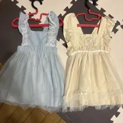 バースディ コトリ　値下げ☆エプロンワンピース　2枚セット