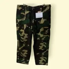 カーゴパンツ ワークパンツ 迷彩柄 シックスポケット 刺繡有りBHS202