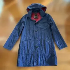 LAVENHAM ネイビー ステンカラーコート 36