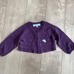 タルティーヌエショコラ　カーディガン　サイズ80