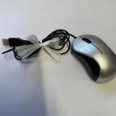 有線マウス　シルバー