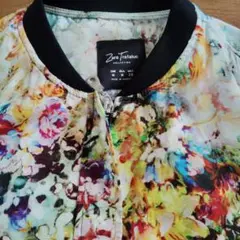 Zara Trafaluc フラワープリント ジャケット M