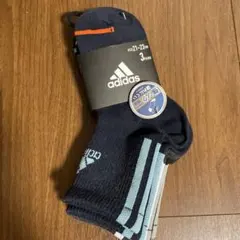 【新品】adidas キッズ靴下 3足セット 21-23cm