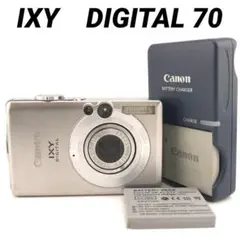 キャノンCanon IXY DIGITAL 70 動作確認済　中古良品 Yahoo!オークション -「canon ixy digital 70」の落札相場・落札価格