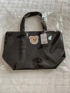 フェイラー オールドテディ ワッペントートバッグ L 小 ブラック 黒