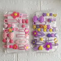 ヘアピン 前髪クリップ 女の子 ヘアアクセサリー 28点 カラフル かわいい