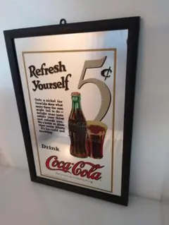コカコーラ パブミラー 希少 希少品】Coca-Cola コカ・コーラ パブミラー 非売品 - メルカリ