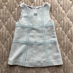 bebe グレー チェック柄 ワンピース