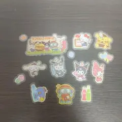 【14】①サンリオキャラクターズ 駄菓子屋 フレークシール ♡