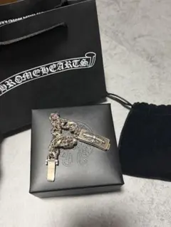 1997刻印クロムハーツ フローラルクロスリンク ブレスレット 20cm 1997刻印クロムハーツ フローラルクロスリンク ブレスレット 20cm