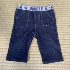 DOUBLE.B ダークブルー 半ズボン 90cm
