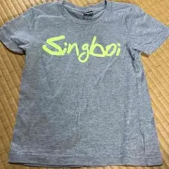 美品 ムネヒロ munehiro シングボイ Tシャツ グレー 110イエロー