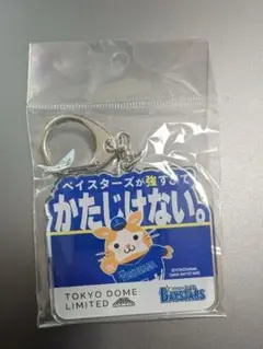 横浜DeNAベイスターズ　アクリルキーホルダー　かたじけない　東京ドーム限定