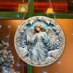 サンキャッチャー　天使　クリスマス