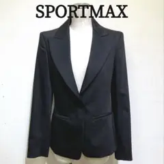 ⭐︎美品⭐︎SPORTMAX ブラック テーラードジャケット　フォーマル　イタリア製