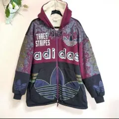 アディダス90s，フード付き裏ボアパーカーMENS　Lサイズ