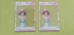 カラフルピーチ からぴち 東京ドームシティ クリアカード のあ ２枚セット ①