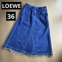 【希少】LOEWE ロエベ ロングスカート マキシ丈 スパンコール パーティ 希少】LOEWE ロエベ ロングスカート マキシ丈 スパンコール パーティ