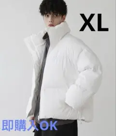 ボリュームハイネックエコダウンジャケット XL