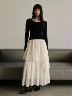 FRAY I.D ニットドッキングワンピース