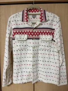 Greaseville, Aztec printed flannel shirt