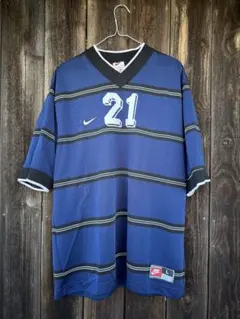 NIKE/ゲームシャツ/USA製/ナイキ/Vネック/ストリート/90s/古着