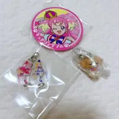 わんだふるぷりきゅあ　キーホルダー　チャーム　缶バッジ