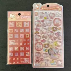 【正規品】うるちゅるポップシール、タイルシール　ハローキティ　ベビー　２枚セット