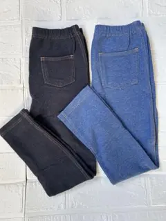 １１０　ユニクロ　レギンス　２本セット