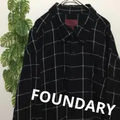 FOUNDARY チェック柄ネルシャツ 3XL 00s y2k