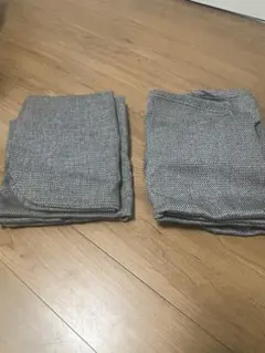 無印良品　グレー ソファカバー 2枚セットのサムネイル