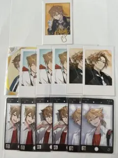 にじさんじ 伏見ガク チェキ風カード13枚セット まとめ売りサイン有り 新品