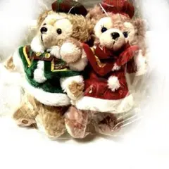 2012年クリスマス ダッフィー シェリーメイ キーホルダー 2体セット