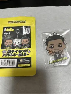 サンロッカーズ渋谷　アクリルキーホルダー　３ｒｄユニ　ドンテ・グランタム選手